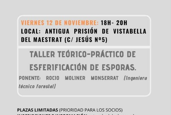 Taller truficultura